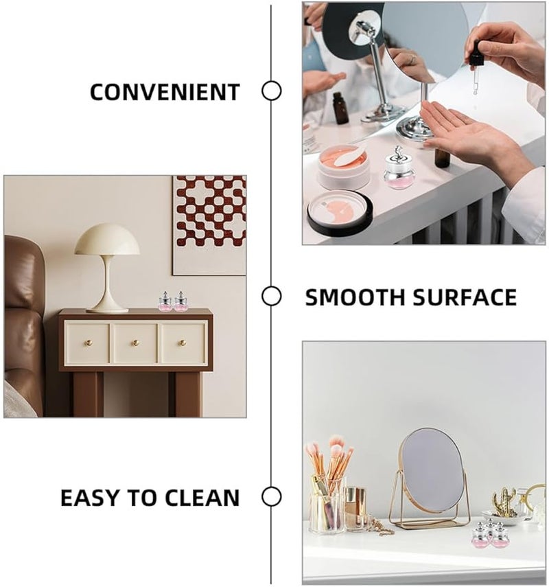 5g Wide Mouth Empty Cream Jars 9pcs Refillable Travel Skincare Containers Random Color - Image 4